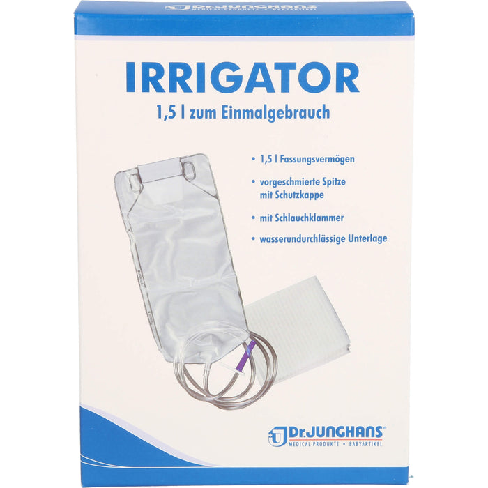 Irrigator 1,5L zum Einmalgebrauch kompl.m.Unterlag, 1 St 