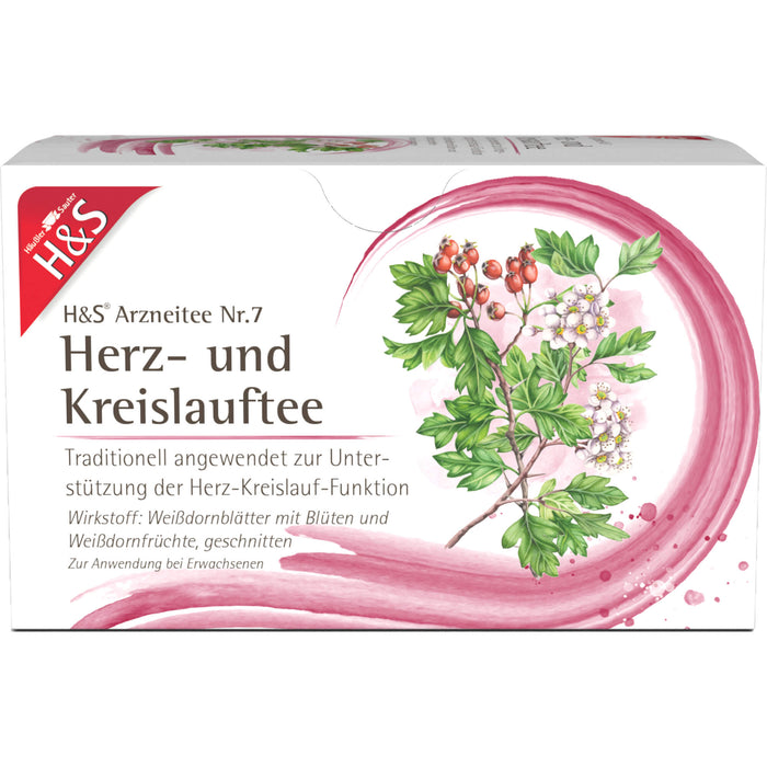H&S Herz- und Kreislauftee Arzneitee Nr. 7, 20 St. Filterbeutel