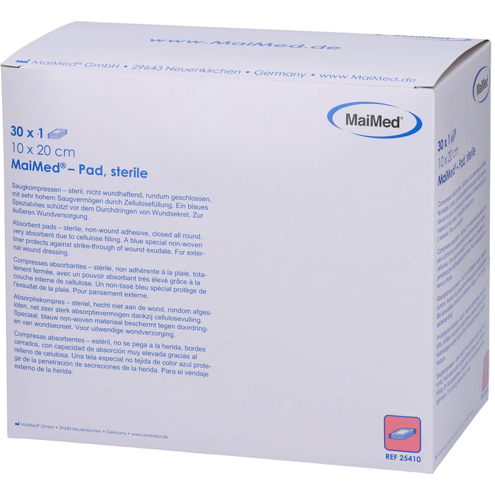 Saugkompressen 10x20 steril, 30X1 St KOM