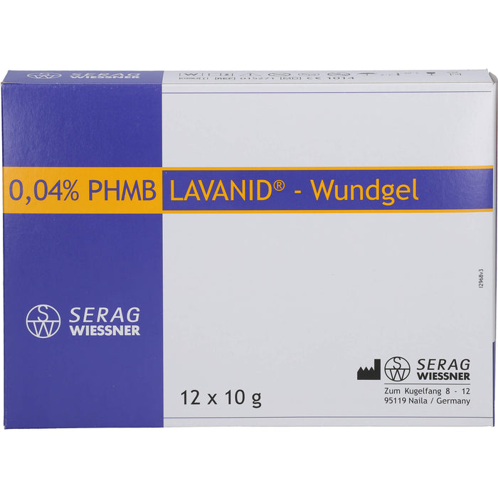 Lavanid Wundgel, 12X10 g GEL