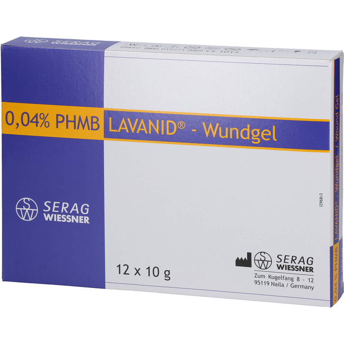 Lavanid Wundgel, 12X10 g GEL