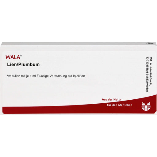 Lien/Plumbum Wala Ampullen, 10X1 ml AMP