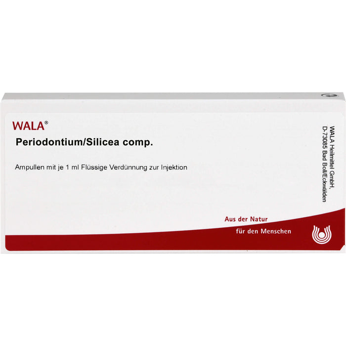 Periodontium/Silicea comp. Wala Ampullen, 10 St. Ampullen