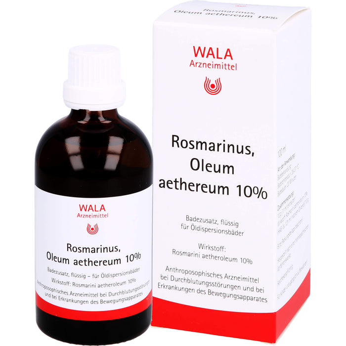 Rosmarinus Oleum aeth. 10% Wala, 100 ml Huile