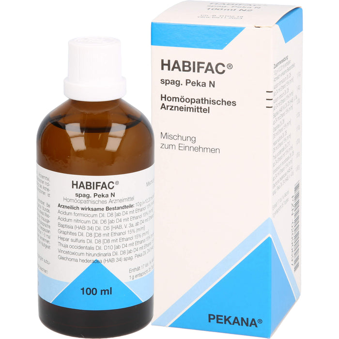 PEKANA Habifac Spag. N Tropfen, 100 ml Solution