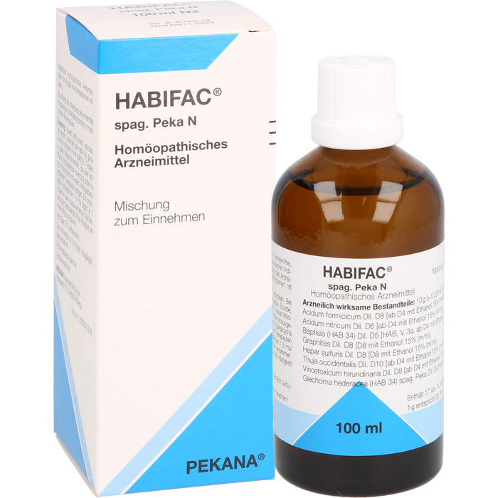 PEKANA Habifac Spag. N Tropfen, 100 ml Solution