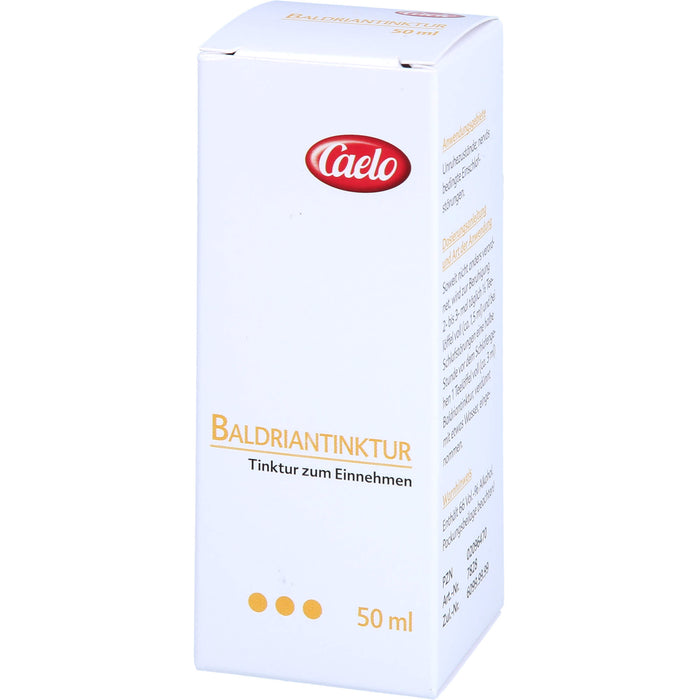 Caelo Baldriantinktur zur Beruhigung bei Einschlafstörungen, 50 ml Solution
