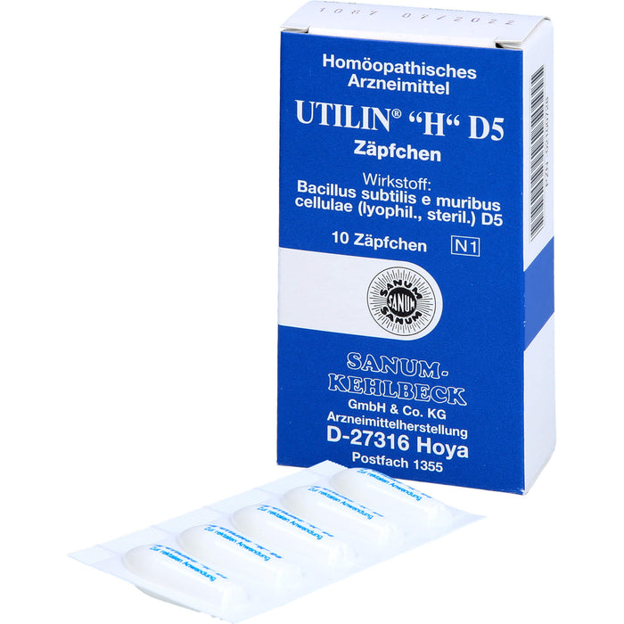 SANUM-KEHLBECK Utilin H D5 Zäpfchen, 10 pc Suppositoires