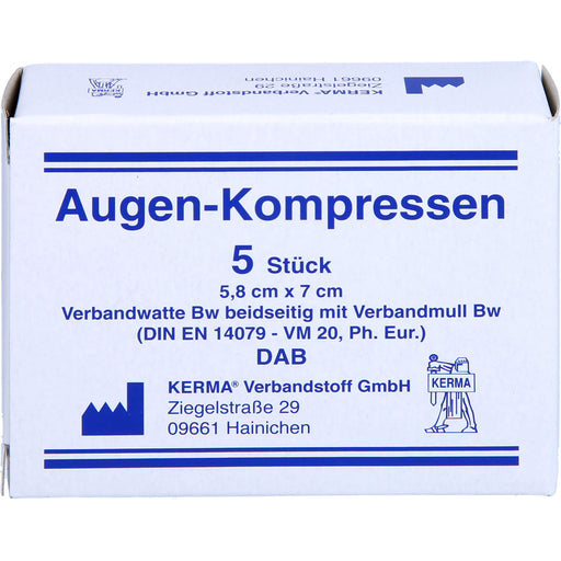 AUGENKOMPRESSEN 5,8x7CM UNSTERIL, 5 St KOM