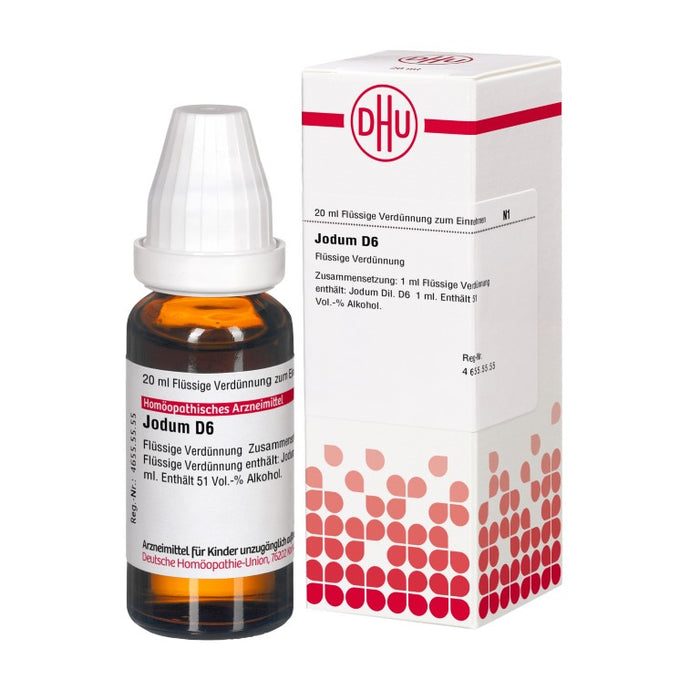 DHU Jodum D6 Dilution, 20 ml Solution