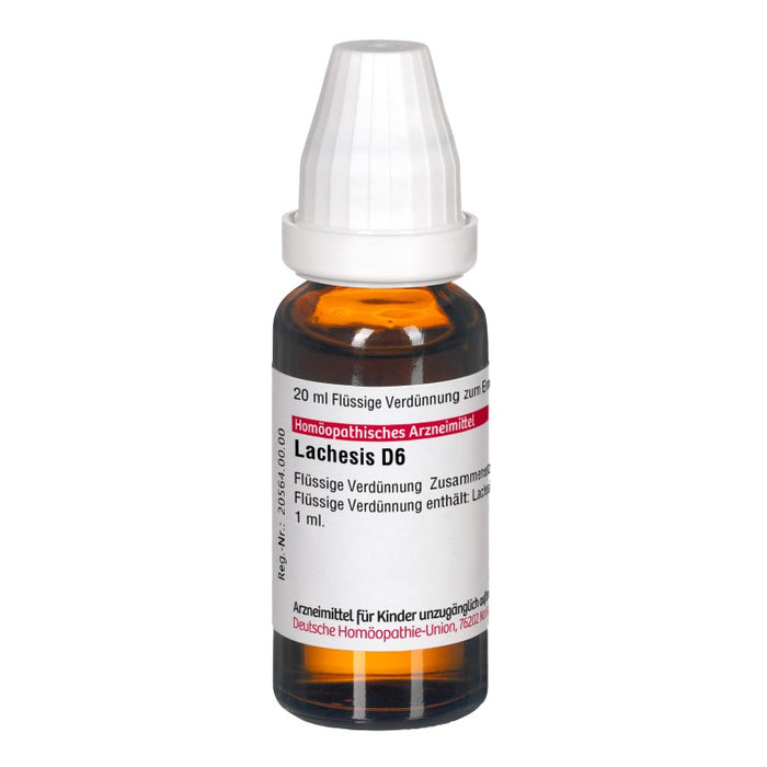 DHU Lachesis D6 Dilution, 20 ml Solution