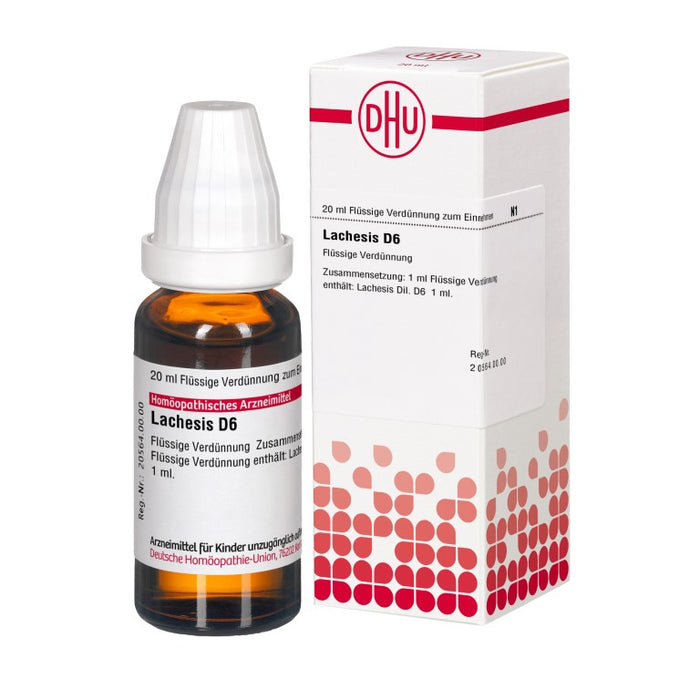 DHU Lachesis D6 Dilution, 20 ml Solution