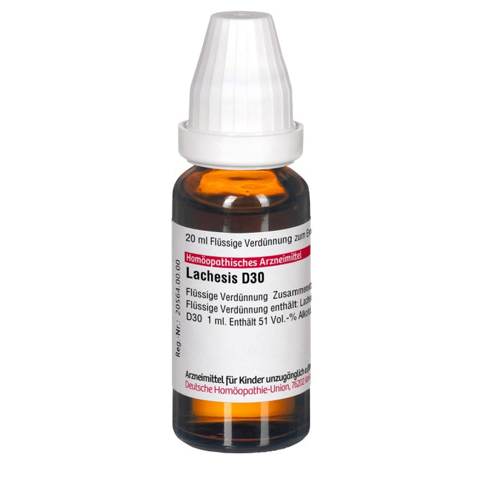 DHU Lachesis D30 Dilution, 20 ml Solution