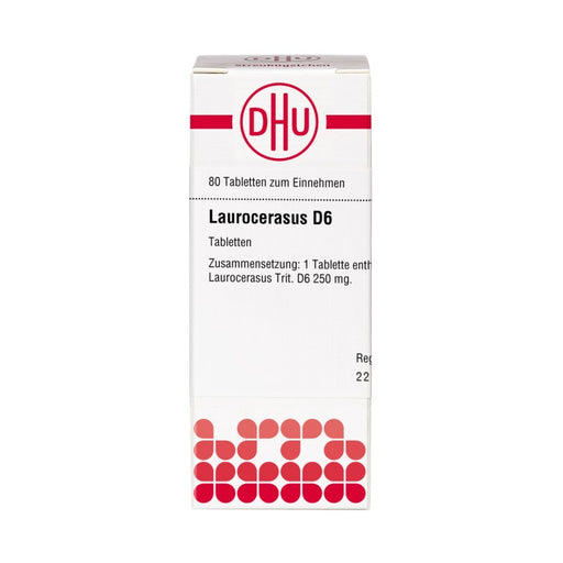 Laurocerasus D6 DHU Tabletten, 80 St. Tabletten