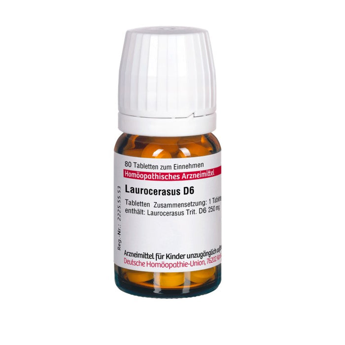 Laurocerasus D6 DHU Tabletten, 80 pc Tablettes