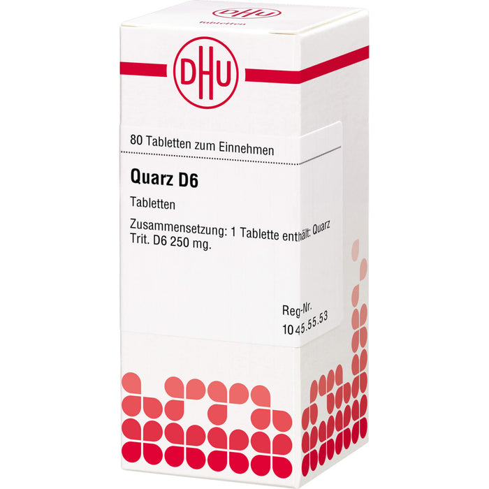 Quarz D6 DHU Tabletten, 80 pc Tablettes