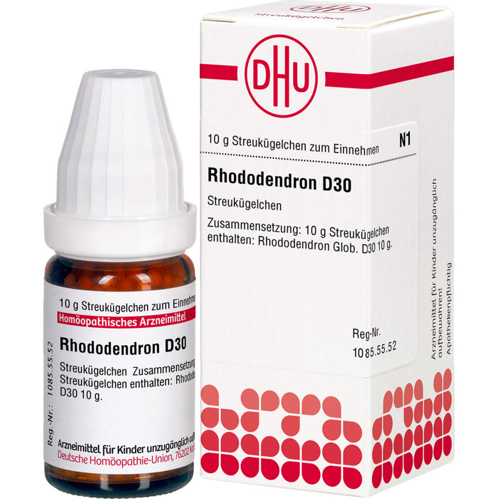 Rhododendron D30 DHU Globuli, 10 g Globules
