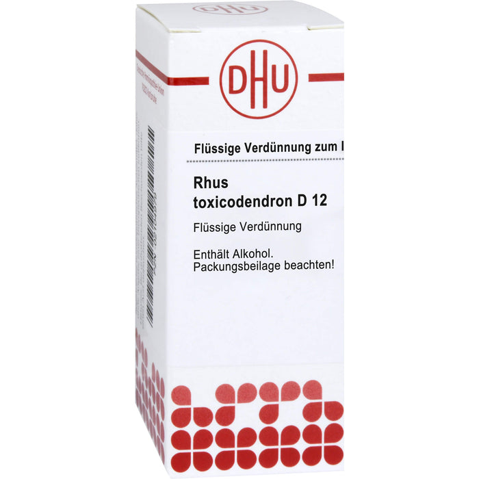 DHU Rhus toxicodendron D12 Dilution, 20 ml Solution