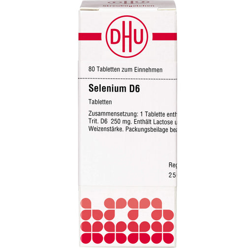 DHU Selenium D6 Tabletten, 80 St. Tabletten