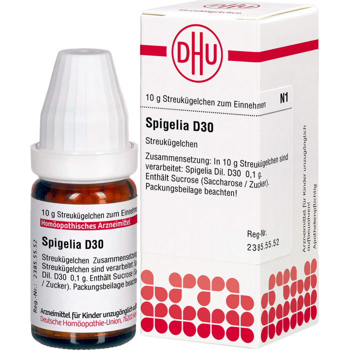 Spigelia D30 DHU Globuli, 10 g Globules