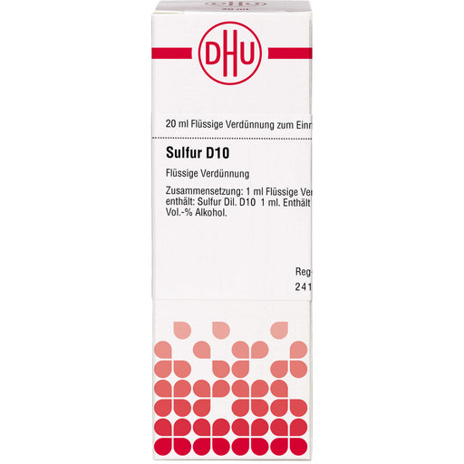 Sulfur D10 DHU Dilution, 20 ml Lösung