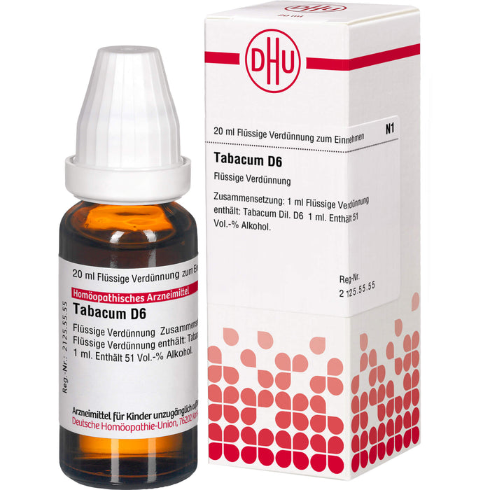 DHU Tabacum D6 Dilution, 20 ml Solution