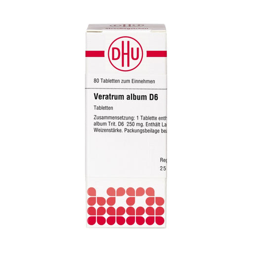 Veratrum album D6 DHU Tabletten, 80 St. Tabletten