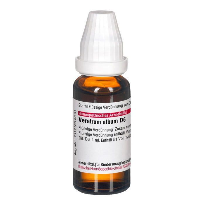 DHU Veratrum album D 6 Flüssige Verdünnung, 20 ml Solution