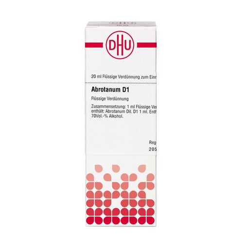 DHU Abrotanum D1 Dilution, 20 ml Lösung