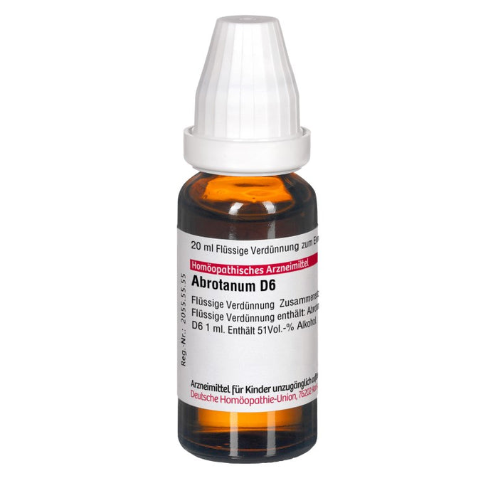 DHU Abrotanum D6 Dilution, 20 ml Solution