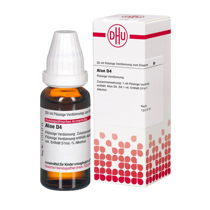 DHU Aloe D4 Dilution, 20 ml Lösung