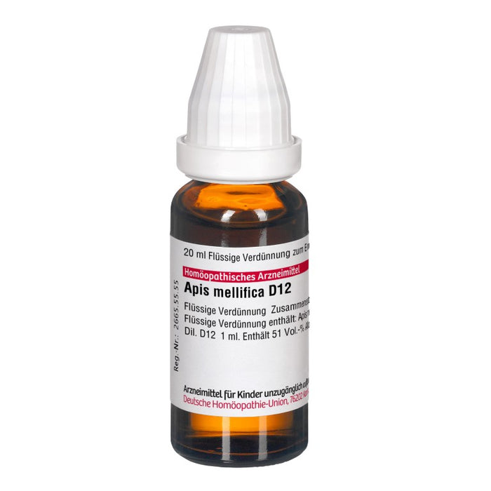 DHU Apis mellifica D12 Dilution, 20 ml Solution
