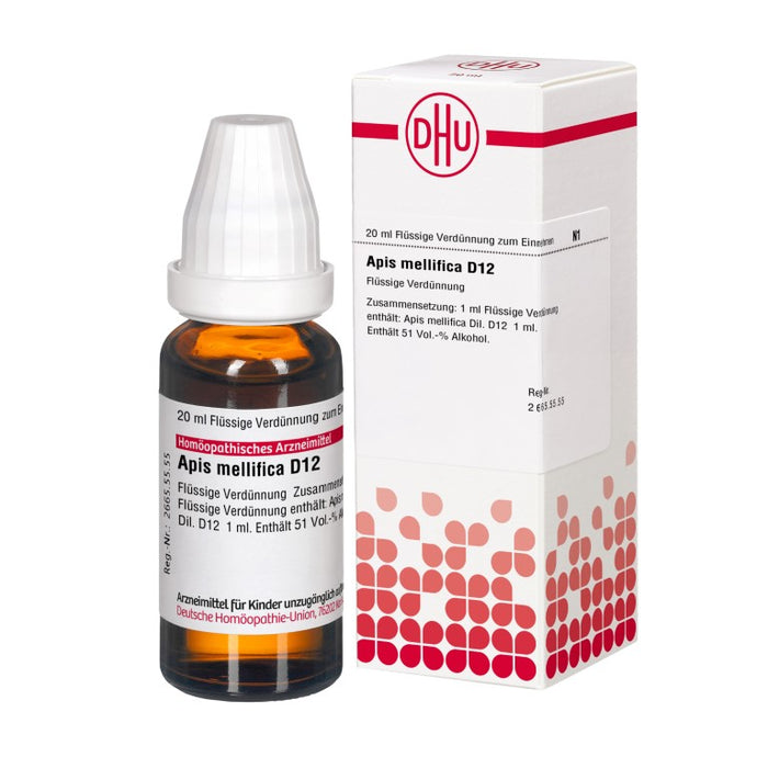 DHU Apis mellifica D12 Dilution, 20 ml Solution