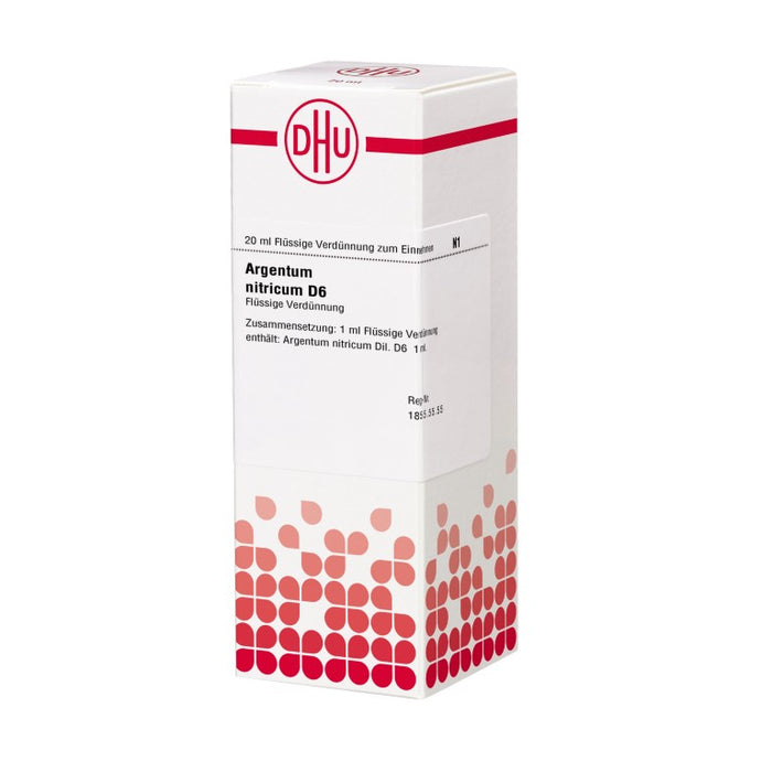 DHU Argentum nitricum D6 Dilution, 20 ml Solution