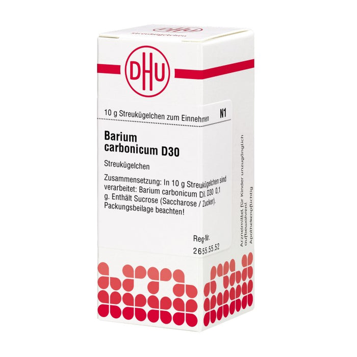 Barium carbonicum D30 DHU Globuli, 10 g Globules