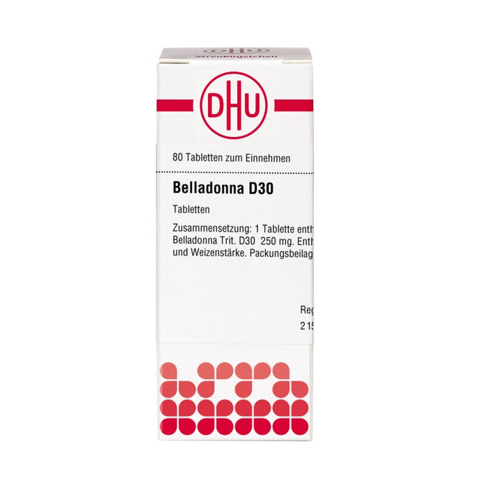 Belladonna D30 DHU Tabletten, 80 St. Tabletten