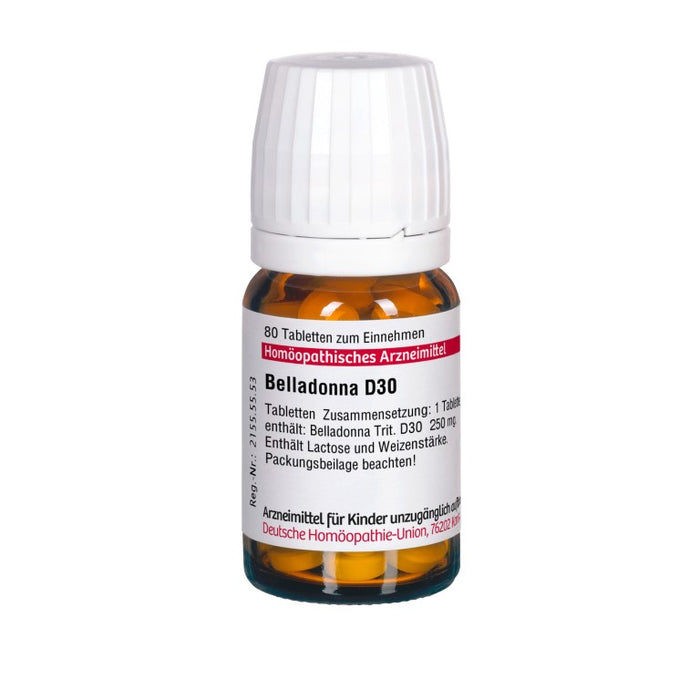 Belladonna D30 DHU Tabletten, 80 pc Tablettes