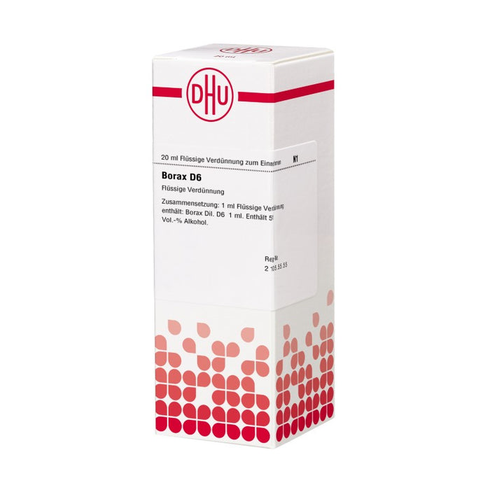 Borax D6 DHU Dilution, 20 ml Lösung