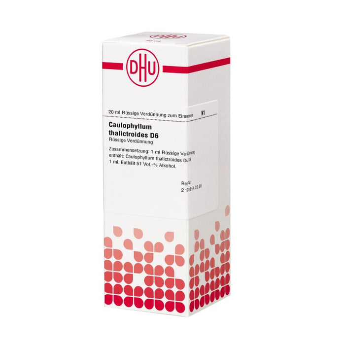DHU Caulophyllum thalictroides D 6 flüssige Verdünnung, 20 ml Solution