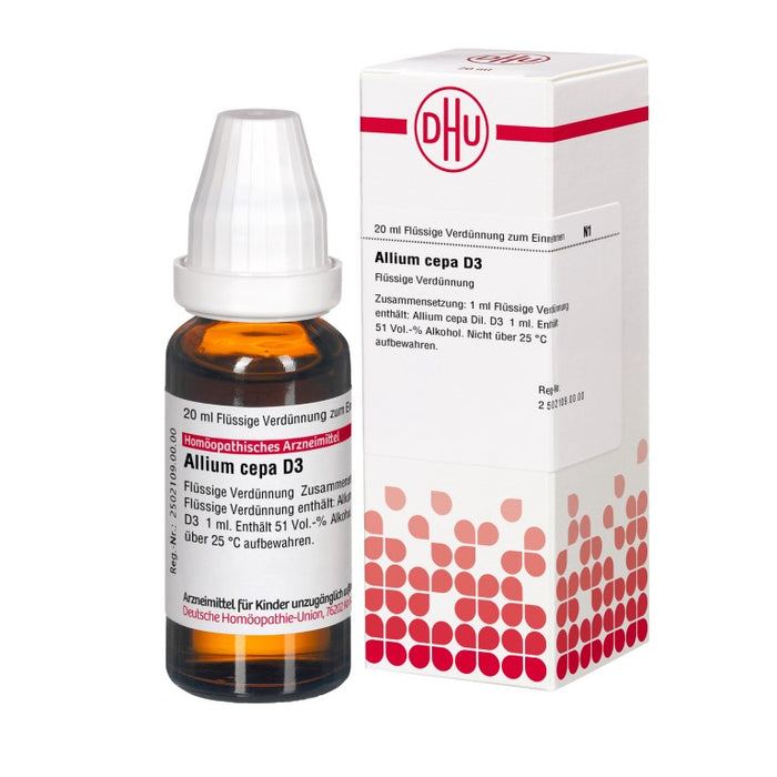 Allium cepa D3 DHU Dilution, 20 ml Solution