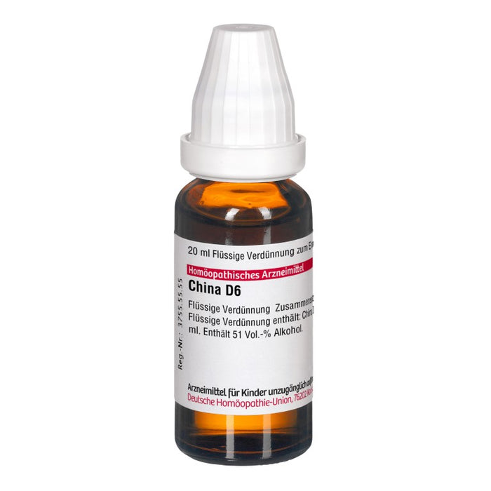 DHU China D6 Dilution, 20 ml Solution