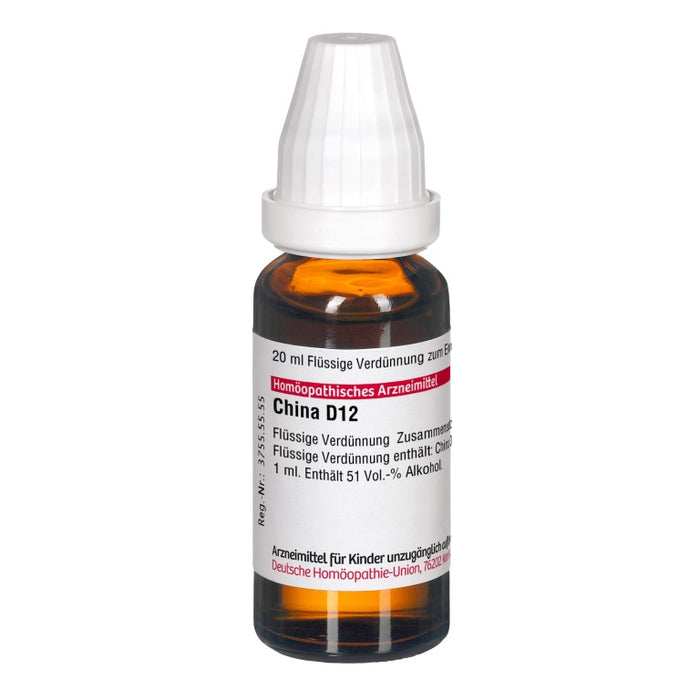 DHU China D12 Dilution, 20 ml Solution