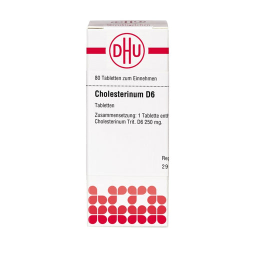 Cholesterinum D6 DHU Tabletten, 80 St. Tabletten
