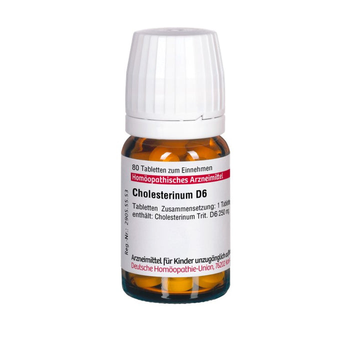 Cholesterinum D6 DHU Tabletten, 80 pc Tablettes