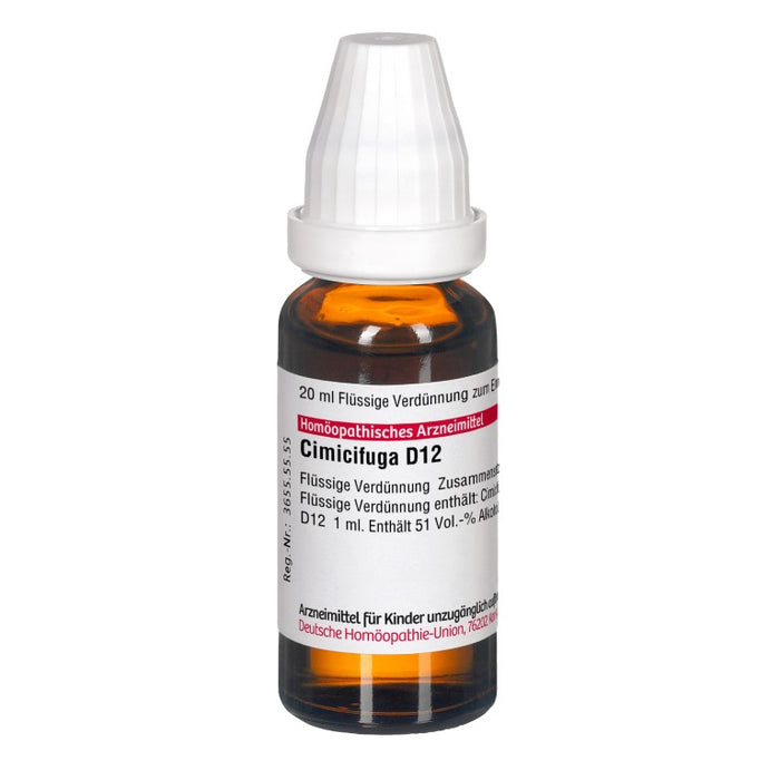 DHU Cimicifuga D12 Dilution, 20 ml Solution