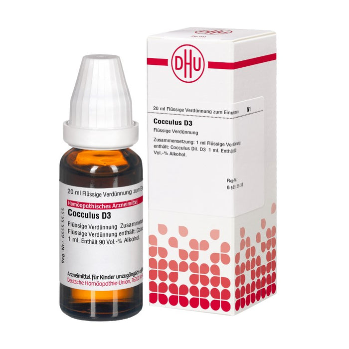 Cocculus D3 DHU Dilution, 20 ml Solution