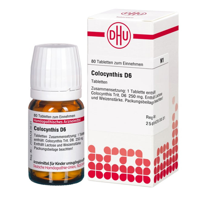 Colocynthis D6 DHU Tabletten, 80 pcs. Tablets