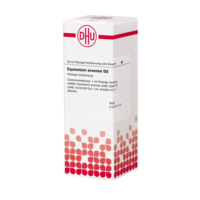 Equisetum arvense D3 DHU Dilution, 20 ml Lösung