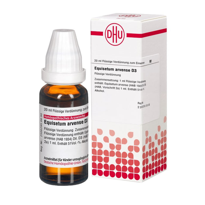 Equisetum arvense D3 DHU Dilution, 20 ml Lösung