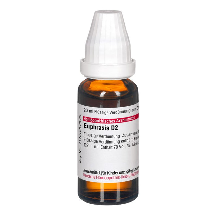 Euphrasia D2 DHU Dilution, 20 ml Solution